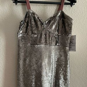 NWT RARE Free People Sequined Mini Dress